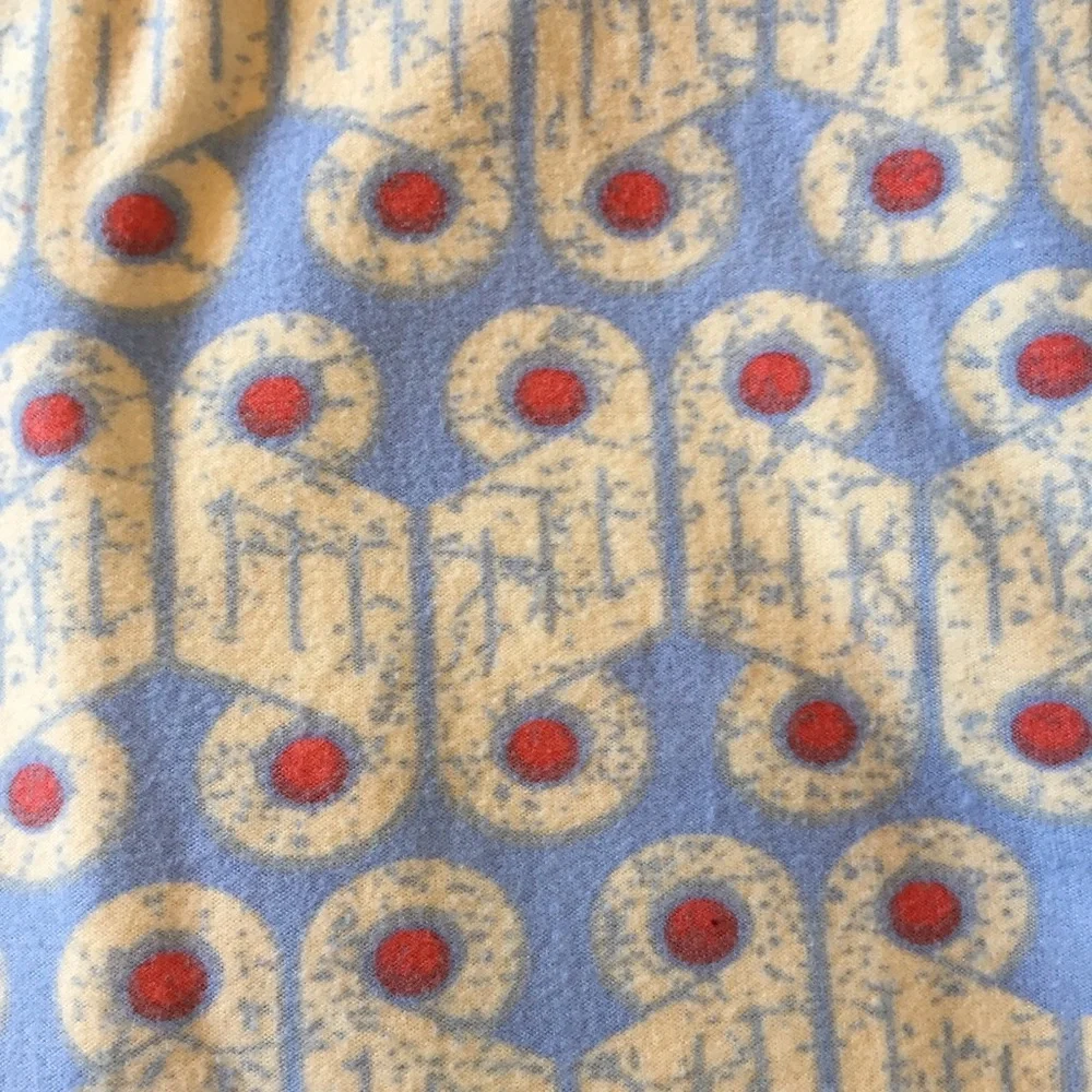 Lularoe One Size Leggings blue white one size